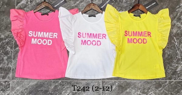 T shirt Summer Mood 2 à 12 ans – Image 2