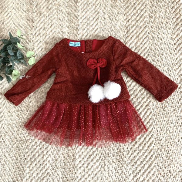 Robe tunique à pompoms – Image 2