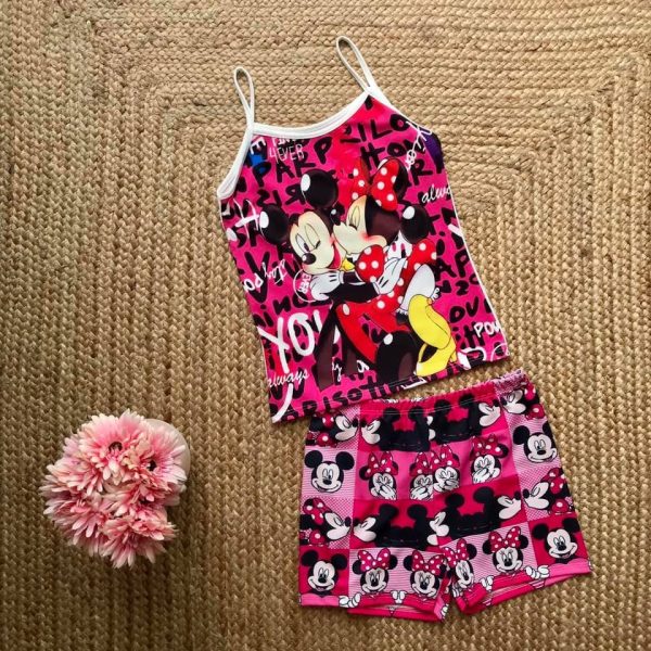 Ensemble short pyjama - Bisous souris