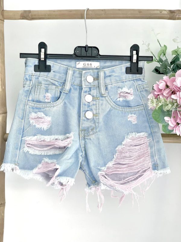 Short jeans Rock star - rose