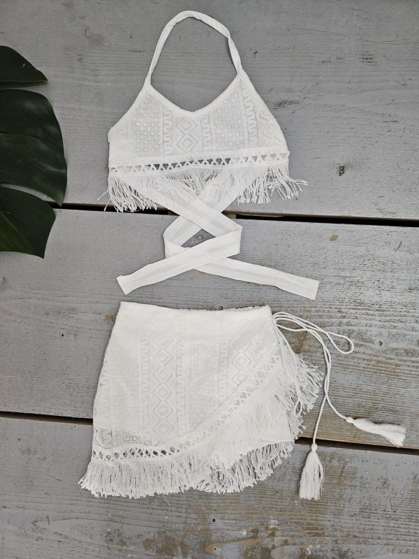 Ensemble Jupe short Vaïana - Blanc