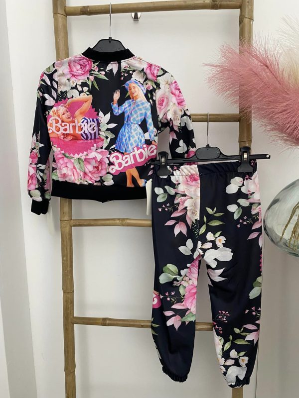 Jogging veste print Barbie - Noir – Image 3