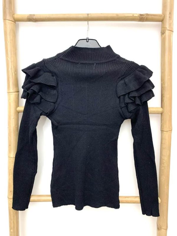 Pull chaussette - noir – Image 4